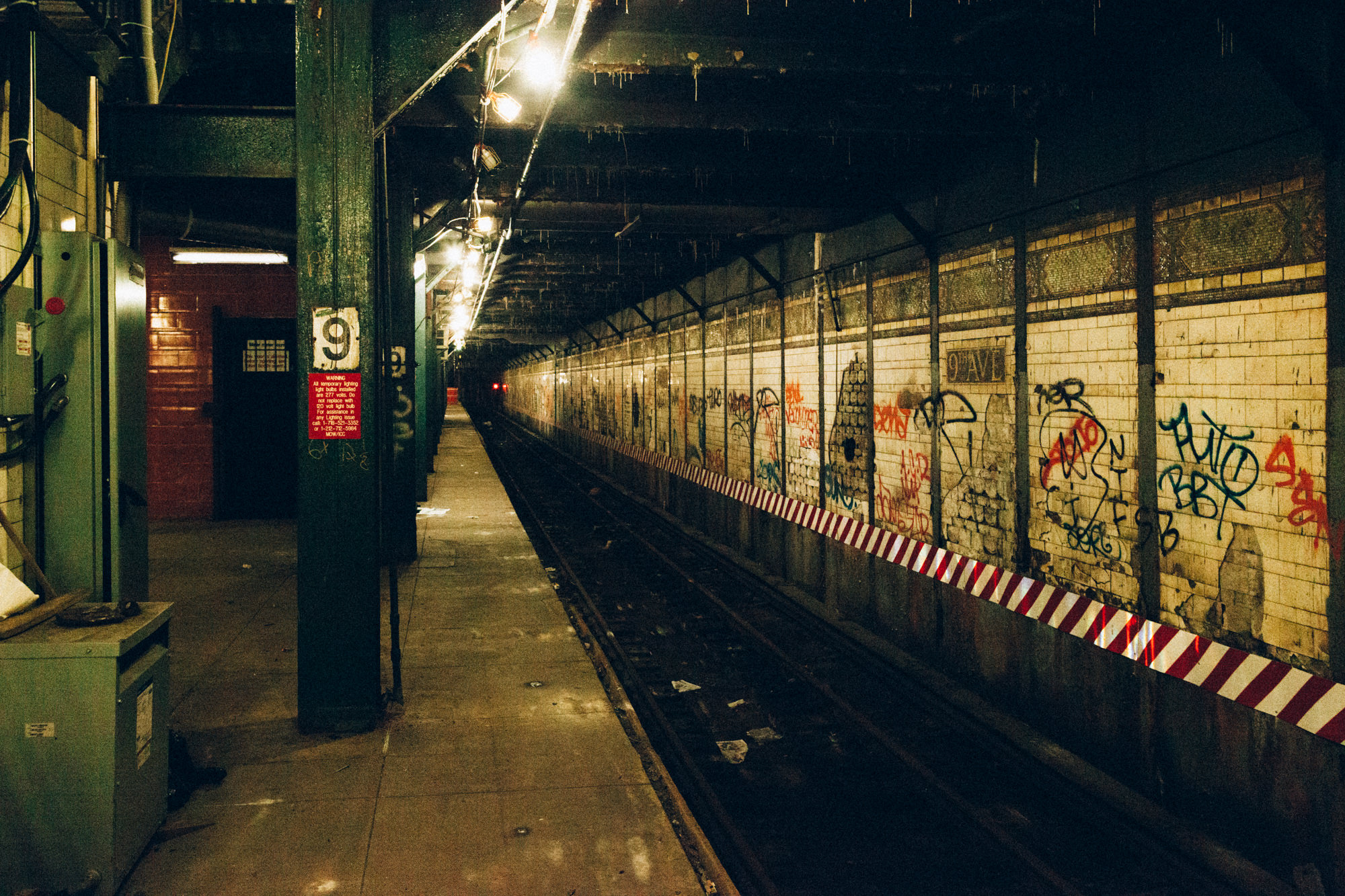 an abandonded subway new york